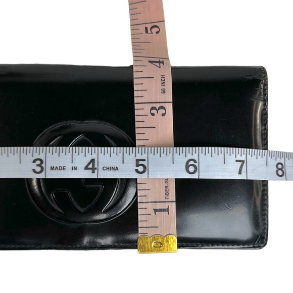 ❌SOLD🖤Vintage Gucci Patent Leather Bifold Long Wallet - Picture 15 of 15